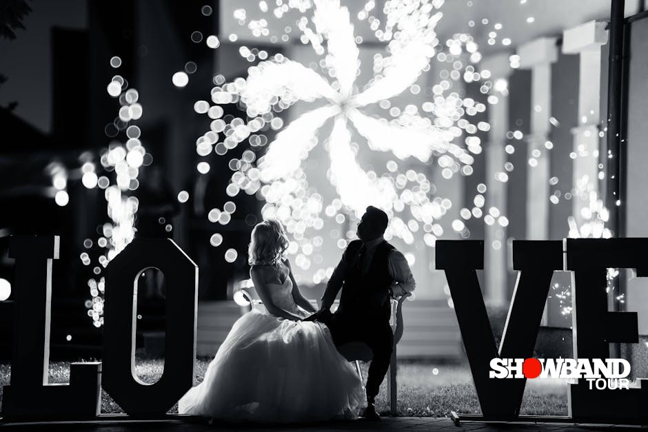 wedding fireworks