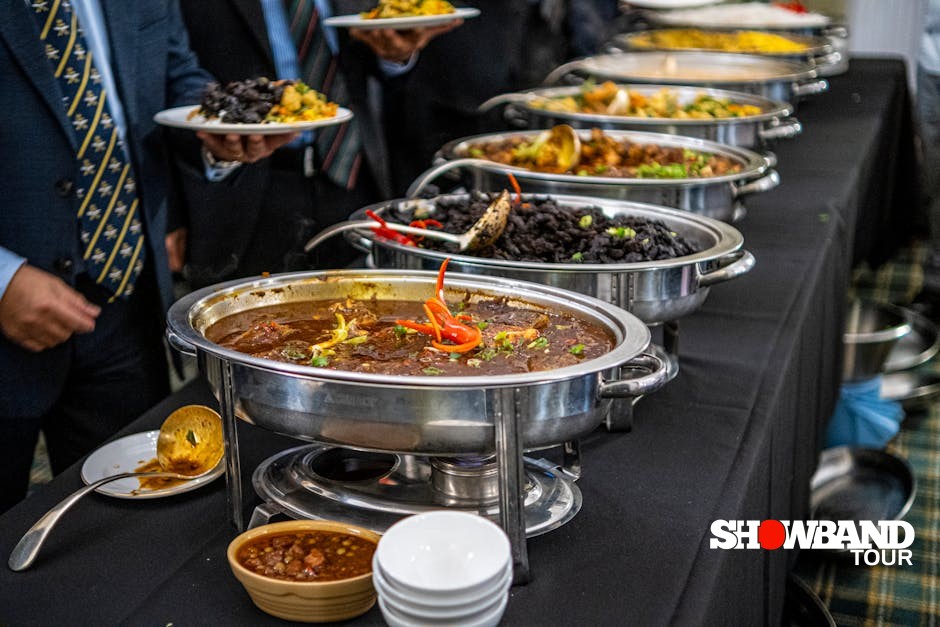 buffet catering setup