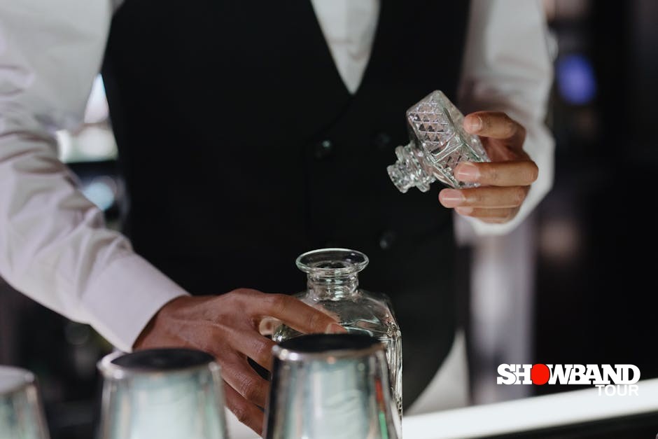 bartender interacting with guests