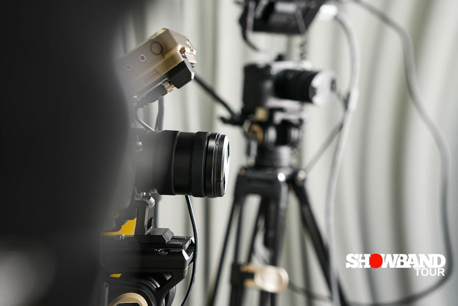 professional video booth setup