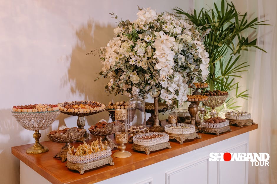 luxury dessert table