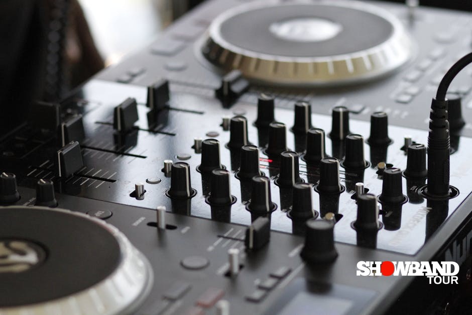 professional DJ setup