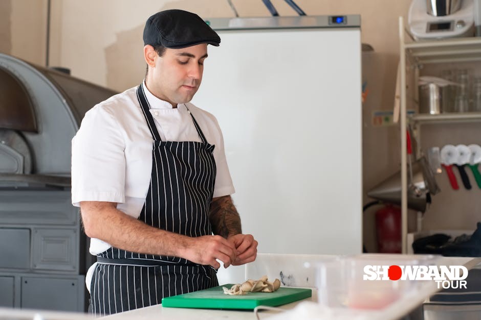 kitchen chef preparing food
