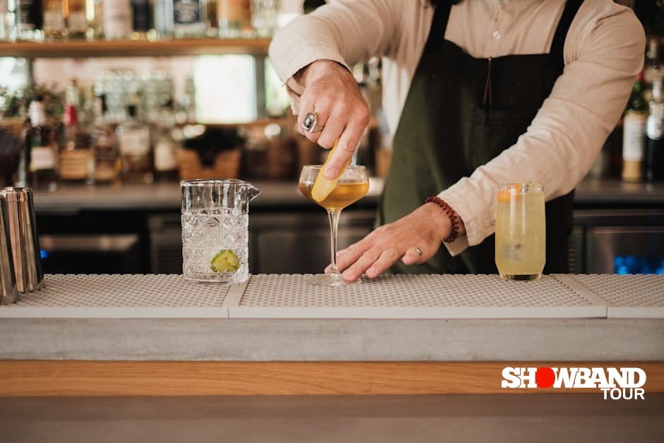 wedding cocktail presentation
