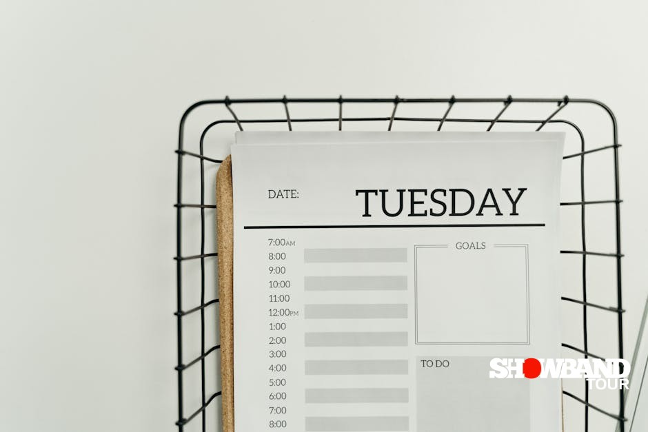 wedding day schedule