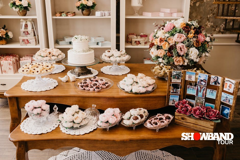 event dessert display