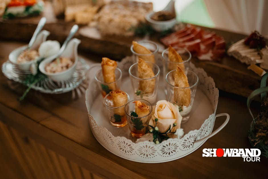 outdoor wedding catering