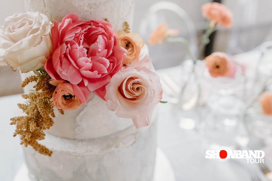 winter wedding cake