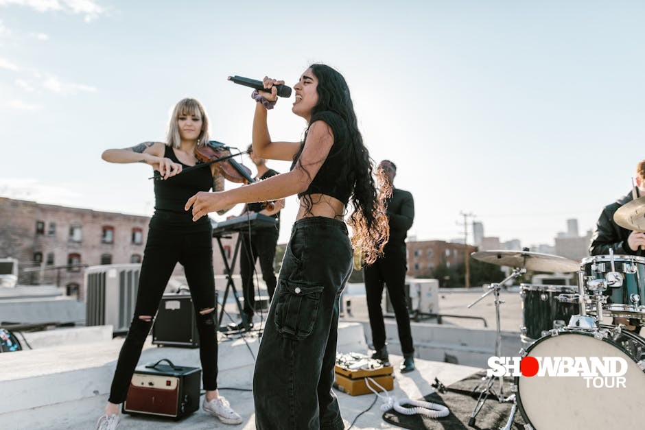band performing at a wedding