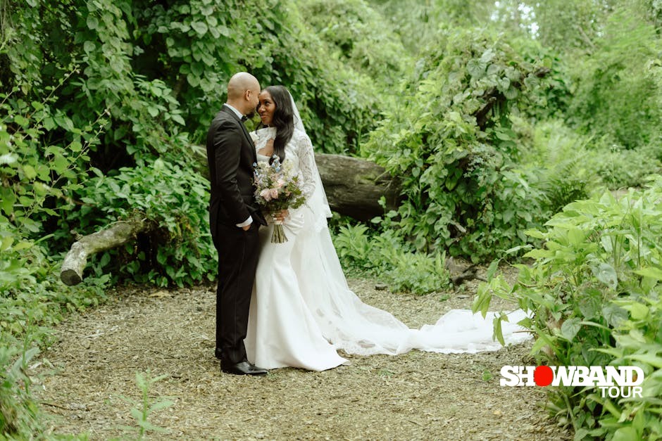 romantic outdoor wedding