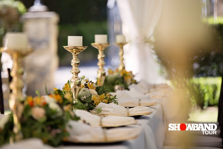 outdoor wedding catering