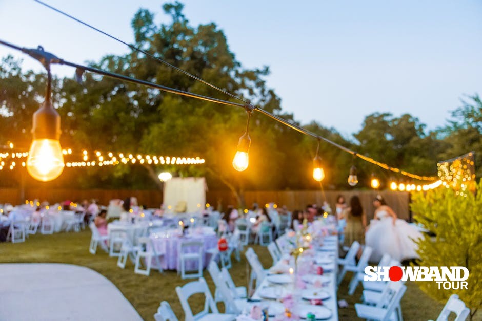 professional wedding lighting
