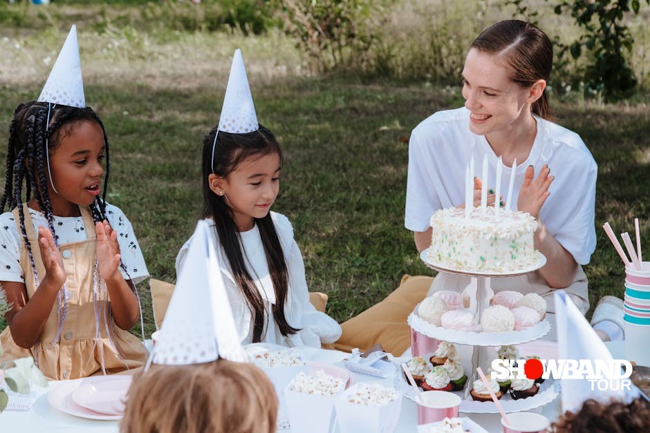 outdoor birthday party