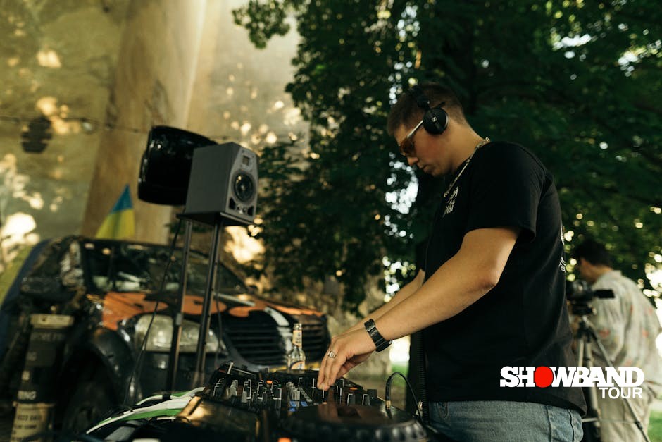 open air event DJ set