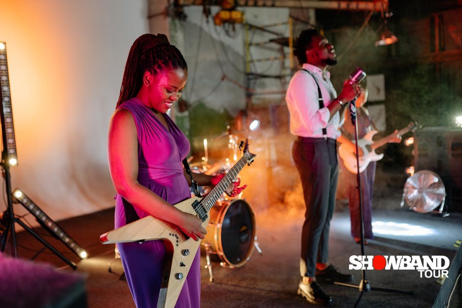 live band wedding performance
